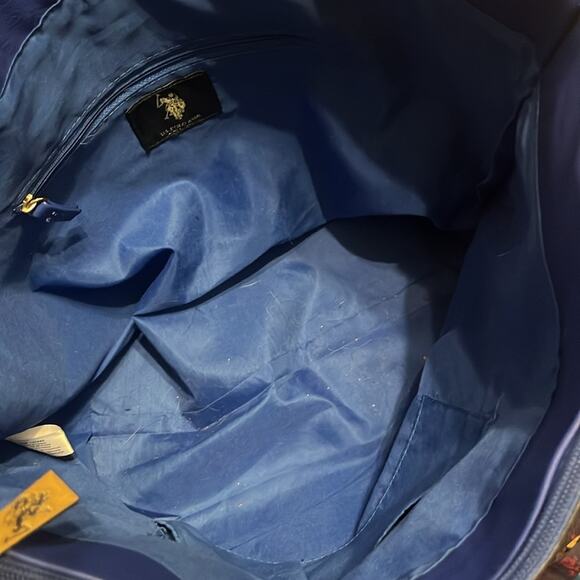 🎉 US Polo Assn royal blue tote bag! Retail $180 - Picture 5 of 11
